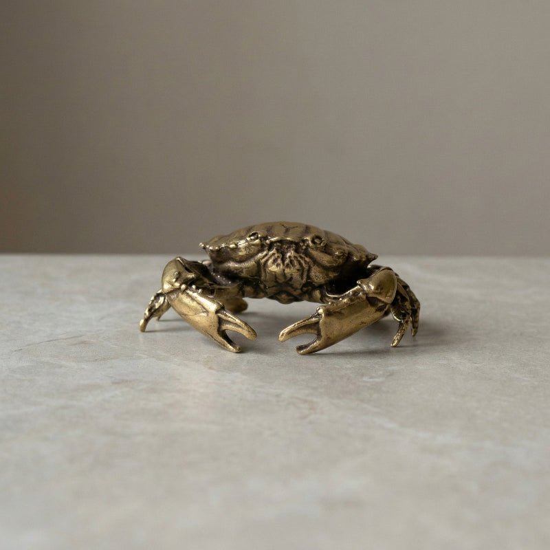 Messing Krab Beeldje