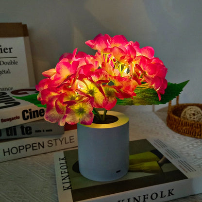 Zonnebloem LED Tafellamp Bloemen Nachtlamp Sfeerverlichting Romantisch Cadeau Bureau Lamp