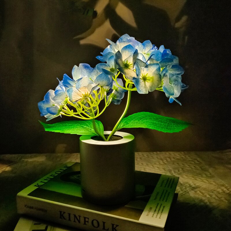 Zonnebloem LED Tafellamp Bloemen Nachtlamp Sfeerverlichting Romantisch Cadeau Bureau Lamp