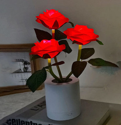 Zonnebloem LED Tafellamp Bloemen Nachtlamp Sfeerverlichting Romantisch Cadeau Bureau Lamp