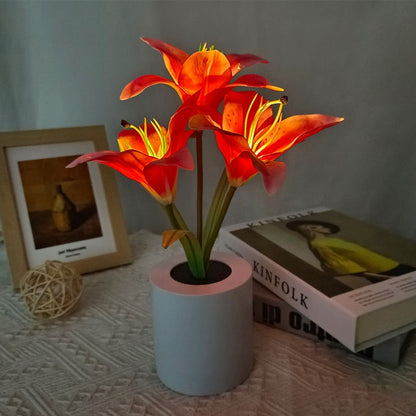 Zonnebloem LED Tafellamp Bloemen Nachtlamp Sfeerverlichting Romantisch Cadeau Bureau Lamp