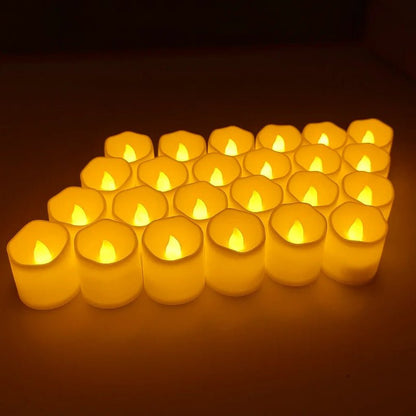 LED waxinelichtjes – flikkerende kaarsen