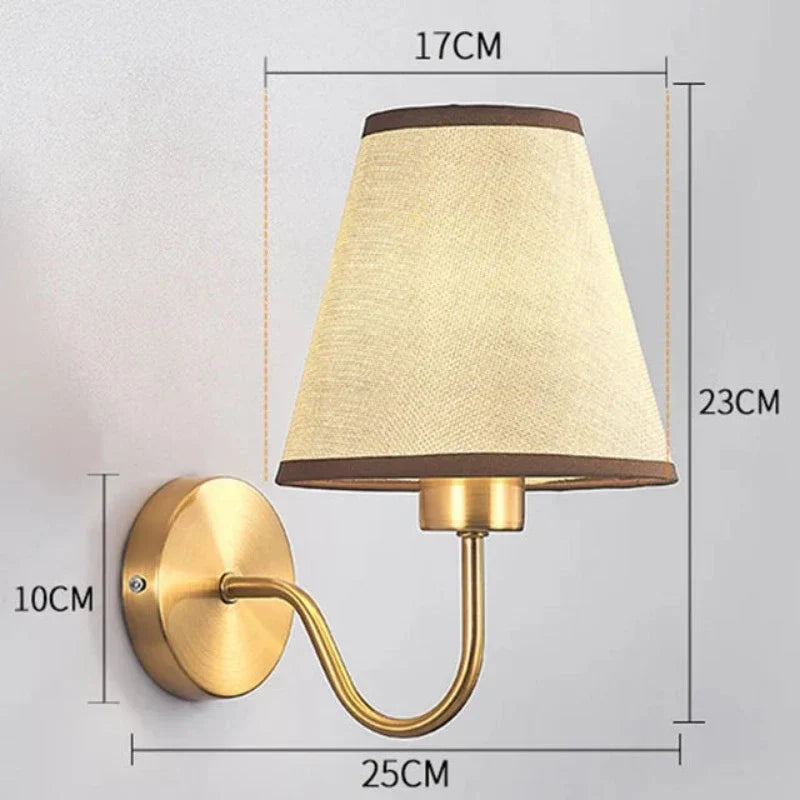 OldGlimmer - Wandlamp van Stof