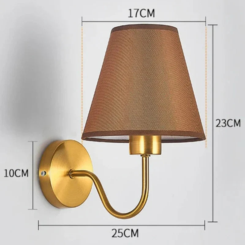 OldGlimmer - Wandlamp van Stof