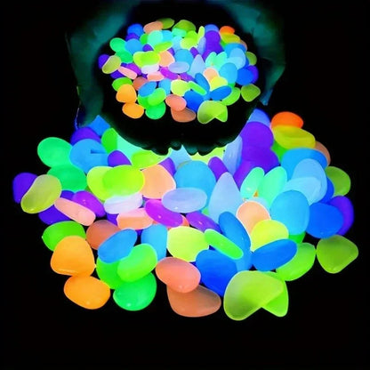 Lichtgevende Tuinstenen Nachtdecoratie