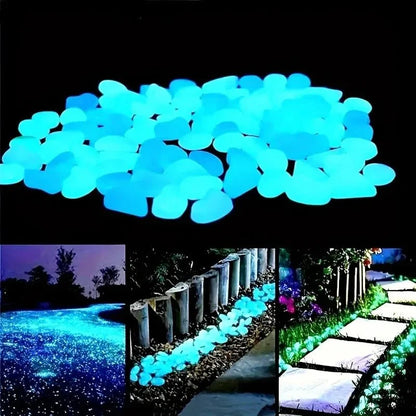 Lichtgevende Tuinstenen Nachtdecoratie