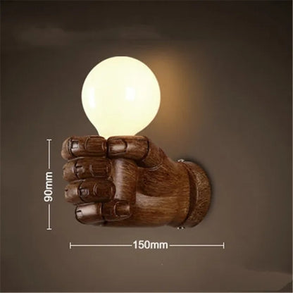 ChicForge - Metalen Wandlamp
