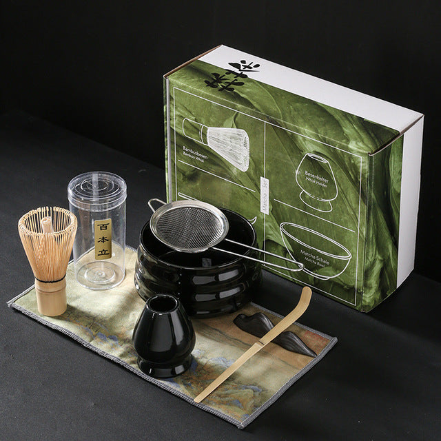 Matcha Set Bamboe Klopper Theeset Accessoires