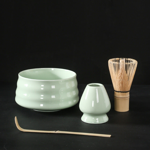Matcha Set Bamboe Klopper Theeset Accessoires