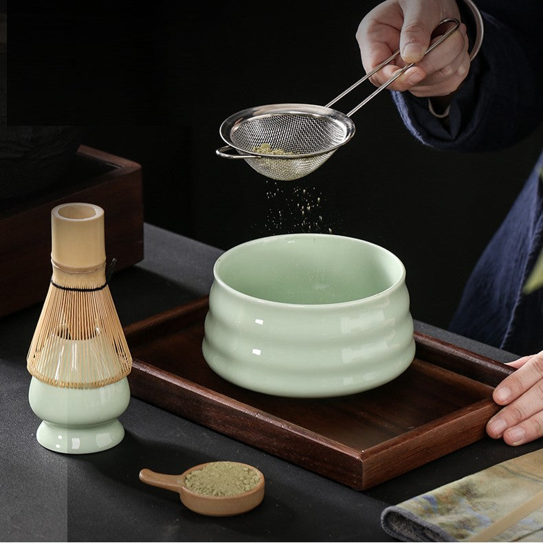 Matcha Set Bamboe Klopper Theeset Accessoires