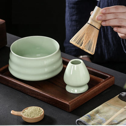 Matcha Set Bamboe Klopper Theeset Accessoires