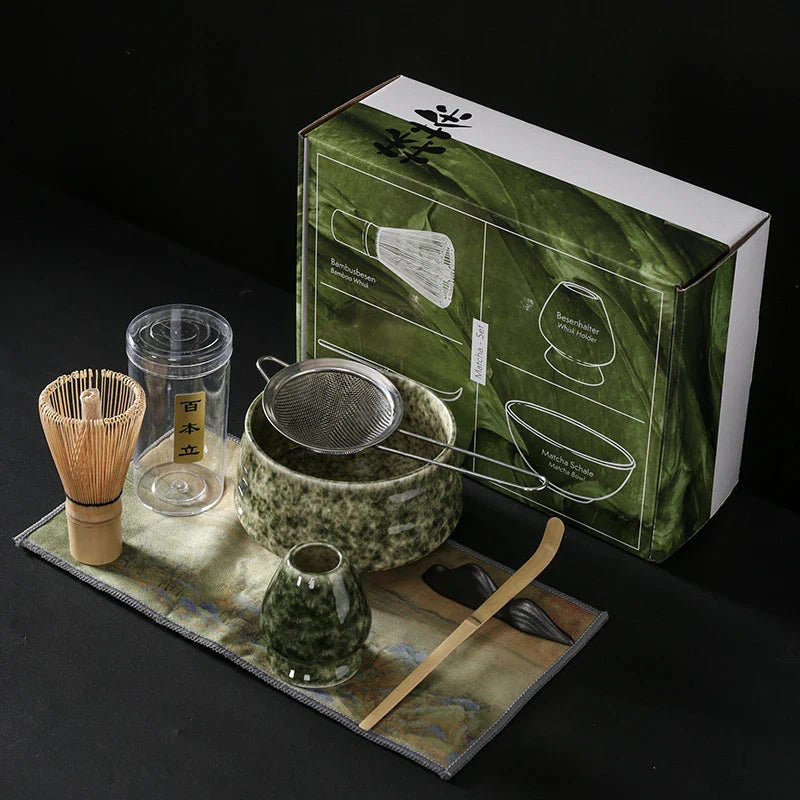 Matcha Set Bamboe Klopper Theeset Accessoires