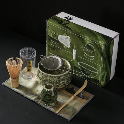 Matcha Set Bamboe Klopper Theeset Accessoires