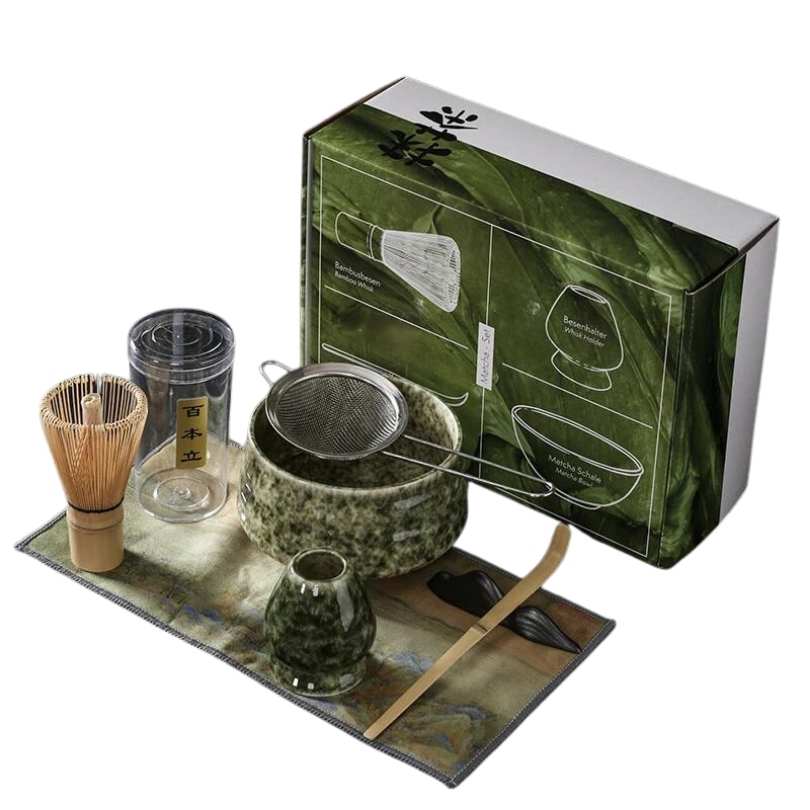Matcha Set Bamboe Klopper Theeset Accessoires
