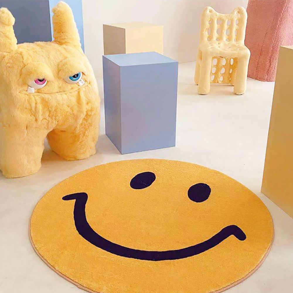 Gezellig Smileyvloerkleed