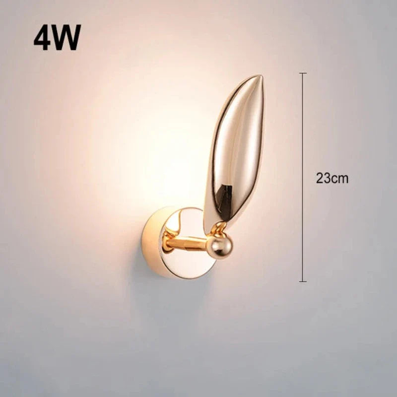 GoldenHorizon - Meeuwvormige Wandlamp in Goud