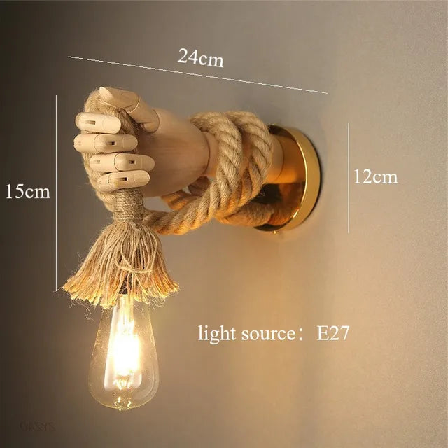 RusticLumina - Retro-Industriële Wandlamp
