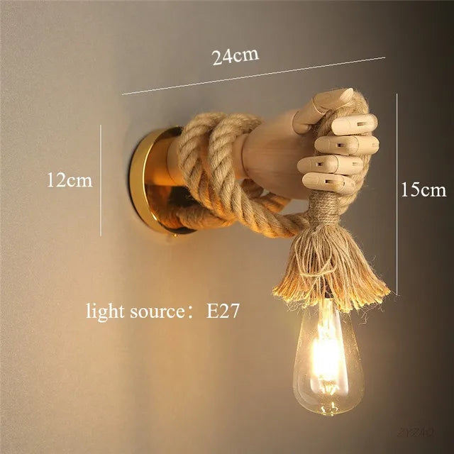 RusticLumina - Retro-Industriële Wandlamp