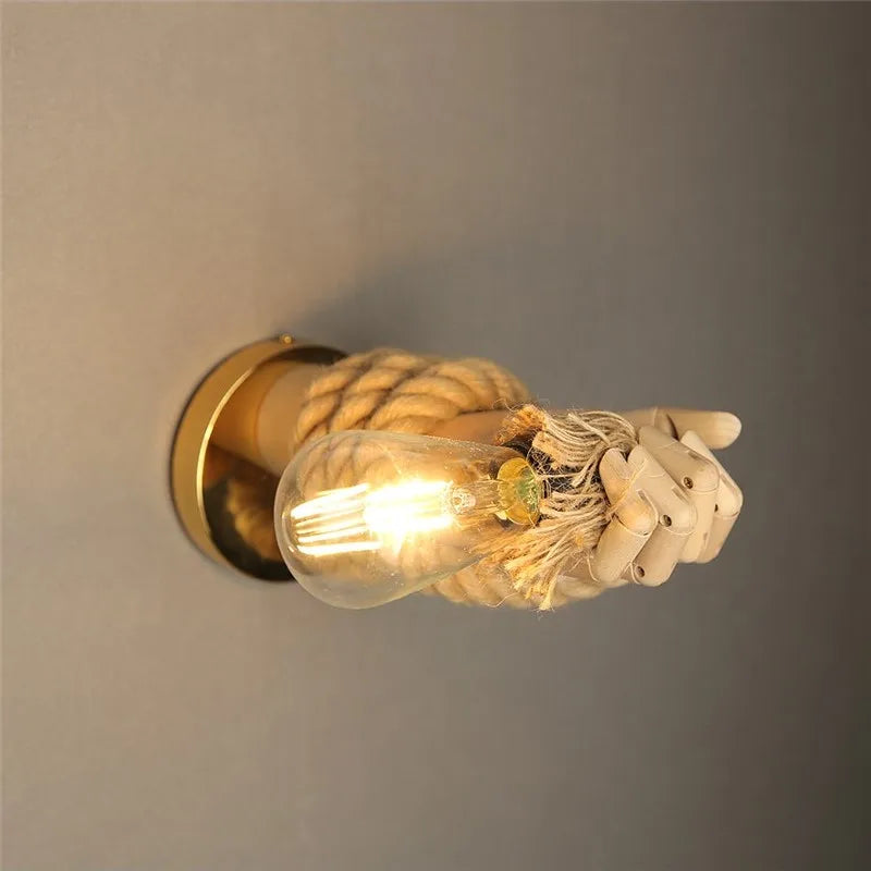 RusticLumina - Retro-Industriële Wandlamp