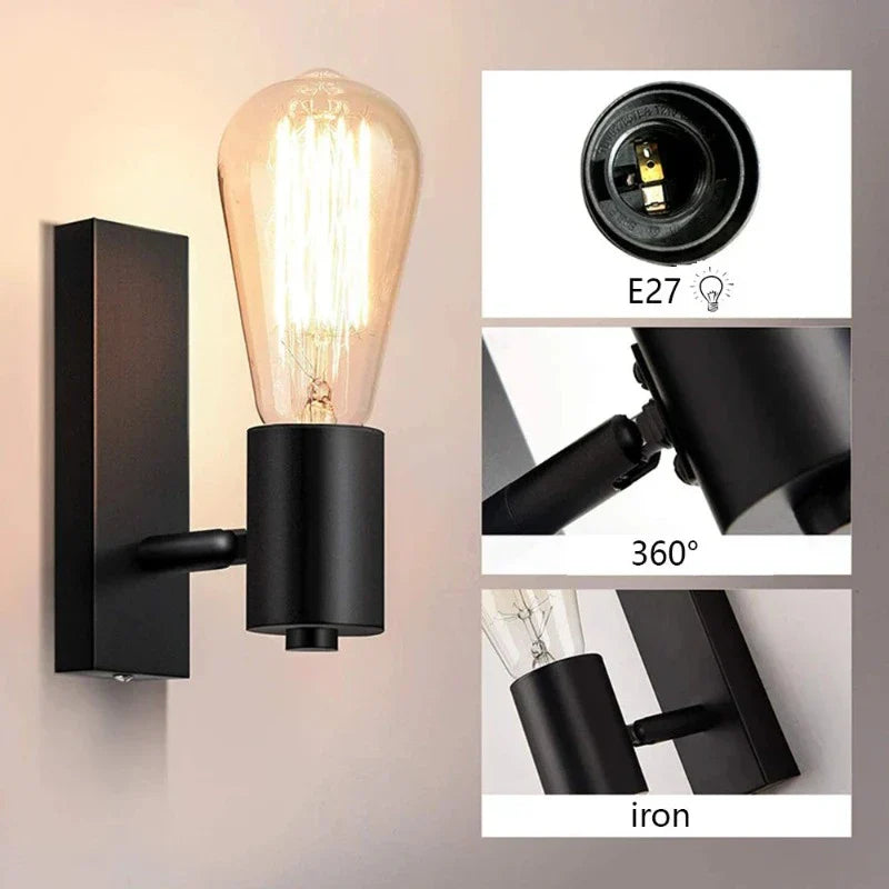 DownyLumina - Vintage Wandlamp