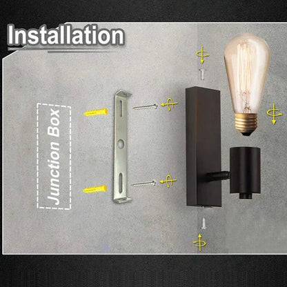 DownyLumina - Vintage Wandlamp