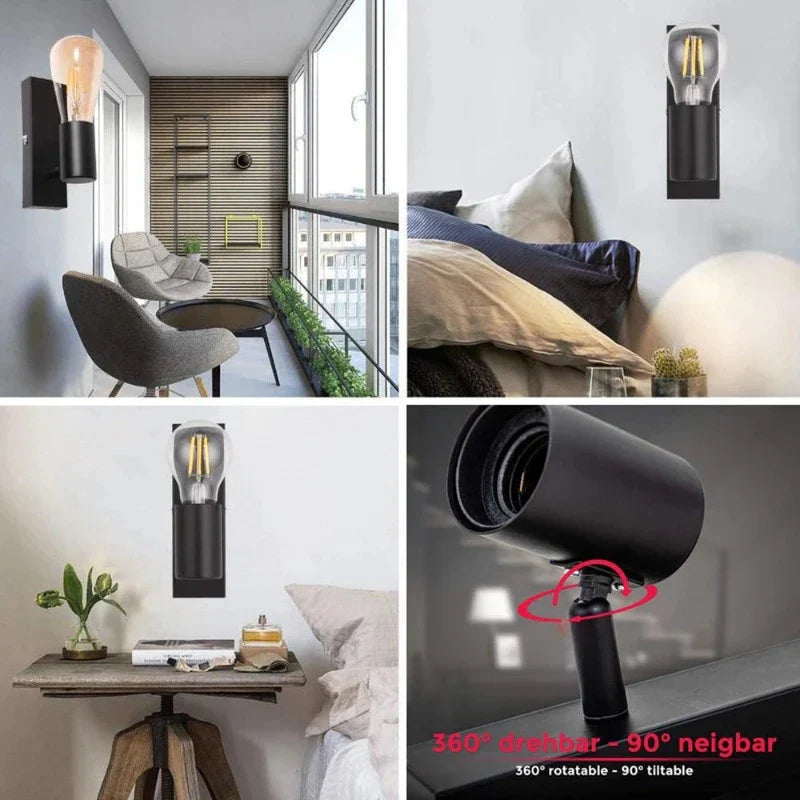 DownyLumina - Vintage Wandlamp