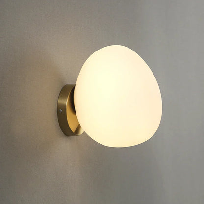 ShellWhite - Wandlamp van Eierschaalwit Glas