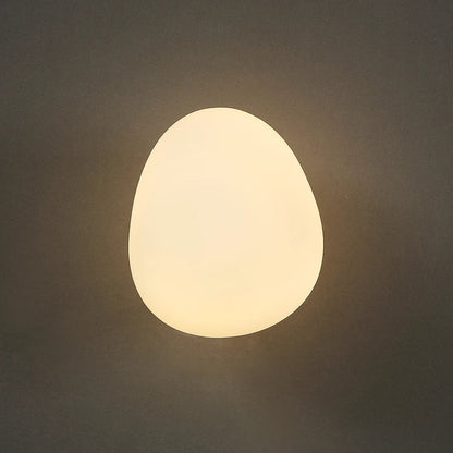 ShellWhite - Wandlamp van Eierschaalwit Glas
