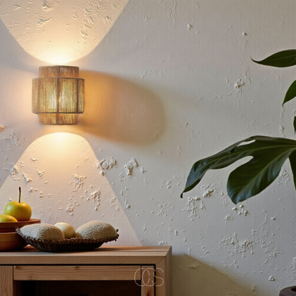 Rieten Wandlamp Boho Design Wandverlichting