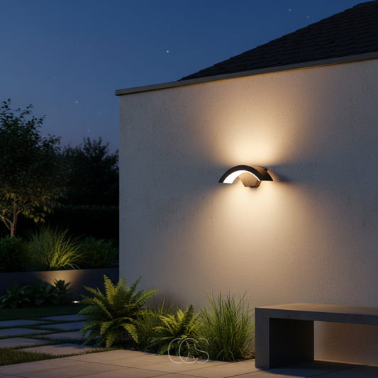 Buitenlamp Halve Boog Bewegingssensor LED Wandlamp Buitenverlichting Gevelverlichting Tuinlamp