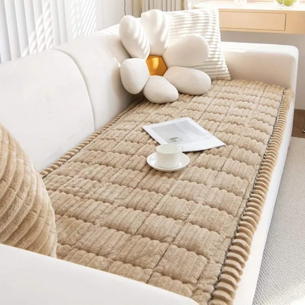 Luxe bankhoes flanel – zachte bankbeschermer