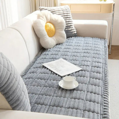 Luxe bankhoes flanel – zachte bankbeschermer