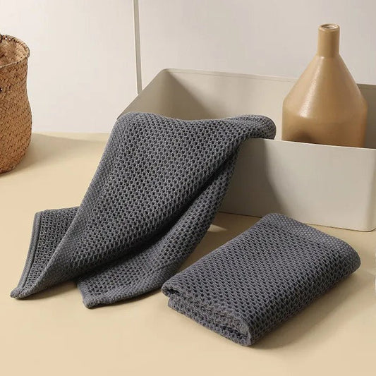 Handdoekenset in neutrale kleuren