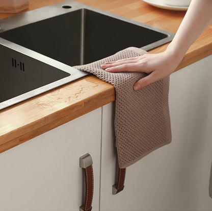 Handdoekenset in neutrale kleuren