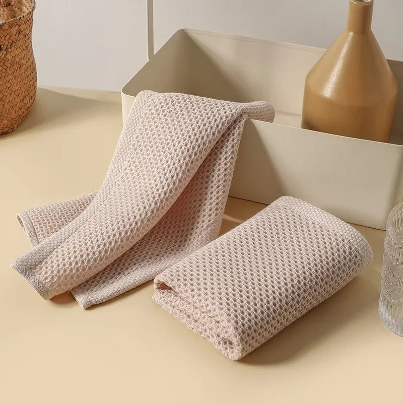 Handdoekenset in neutrale kleuren