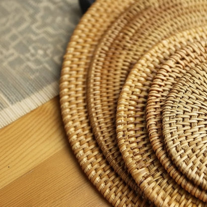 Rotan onderzetters set