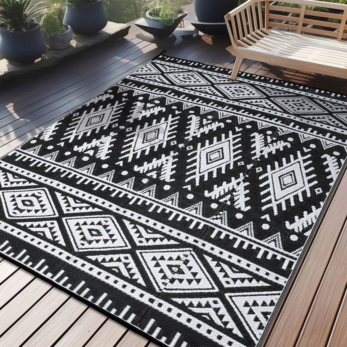 Buiten vloerkleed waterdicht