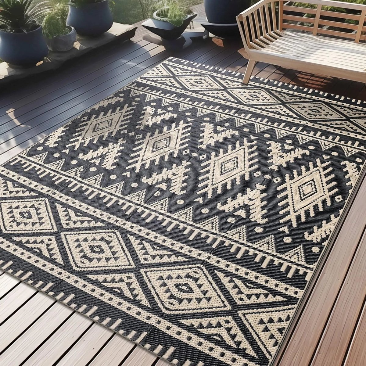 Buiten vloerkleed waterdicht