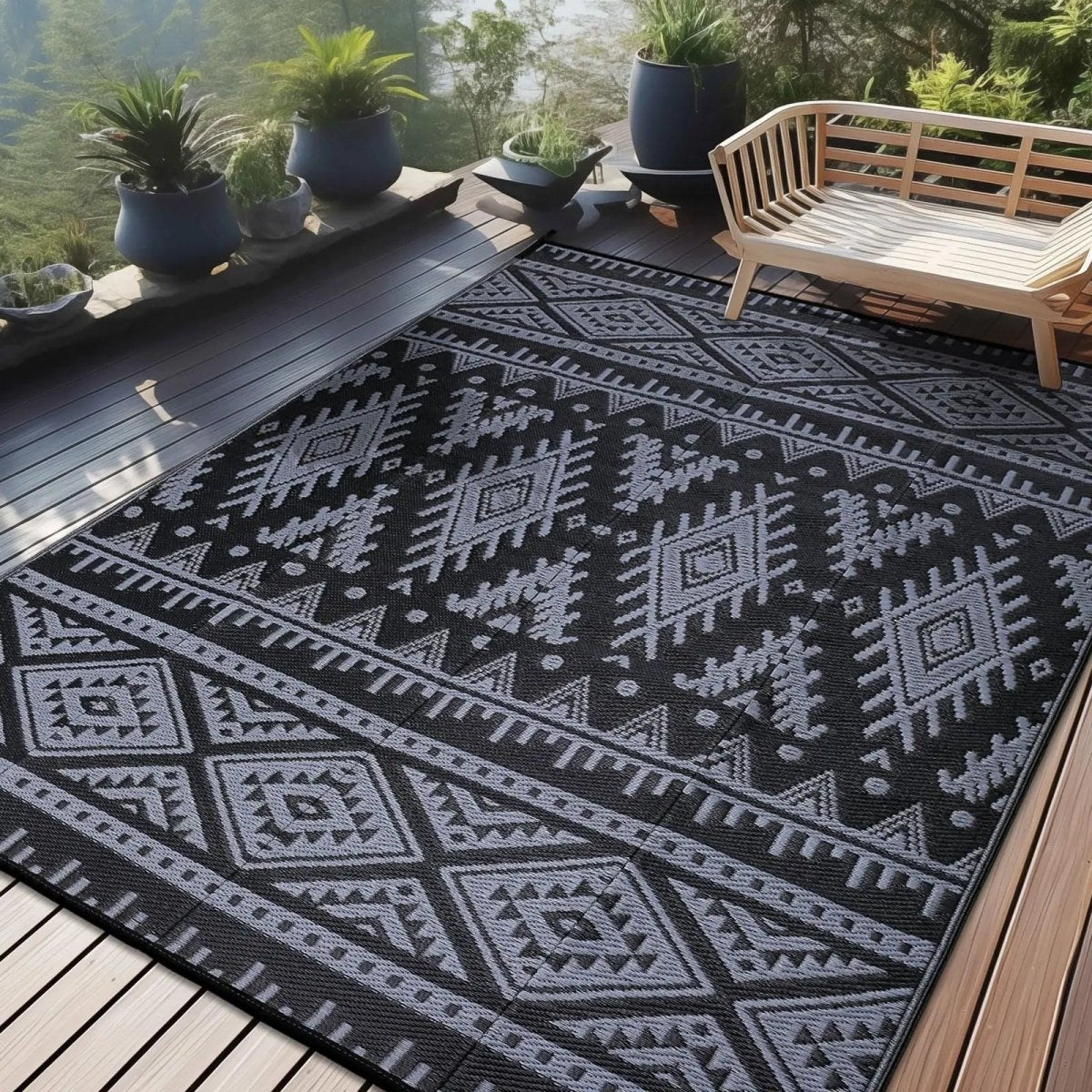 Buiten vloerkleed waterdicht