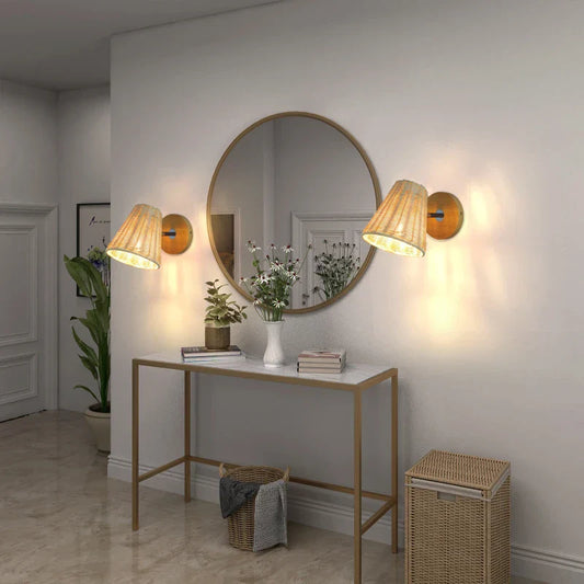 EcoLux - Draaibare Geweven Wandlamp