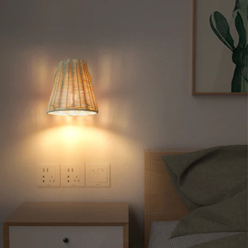 EcoLux - Draaibare Geweven Wandlamp