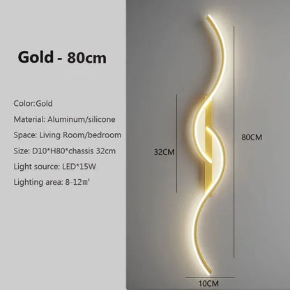 LED Wandlamp Minimalistisch Lang Design Wandverlichting