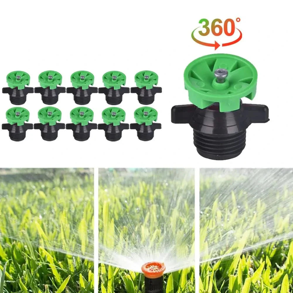 360° Roterende Sproeikop – Efficiënte Tuinbewatering