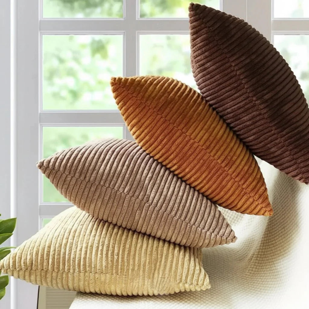 PLUSHCORD Soft Corduroy Cushion Cover