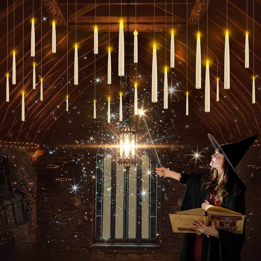 Zwevende LED Kaarsen