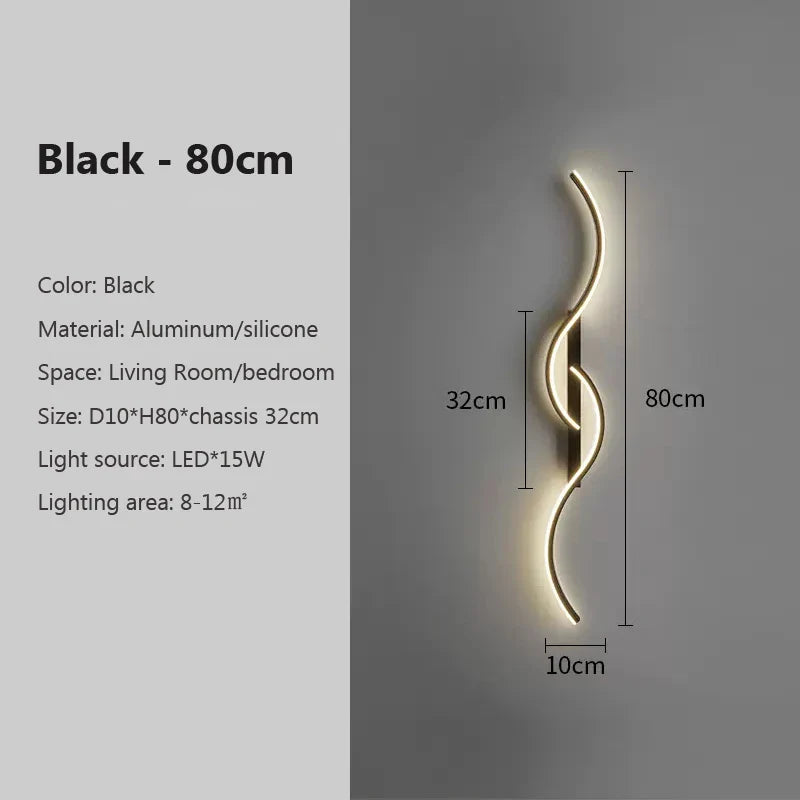 LED Wandlamp Minimalistisch Lang Design Wandverlichting