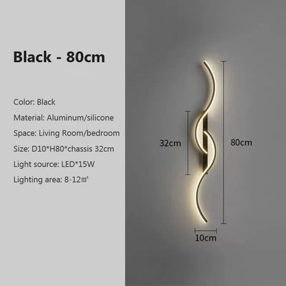 LED Wandlamp Minimalistisch Lang Design Wandverlichting