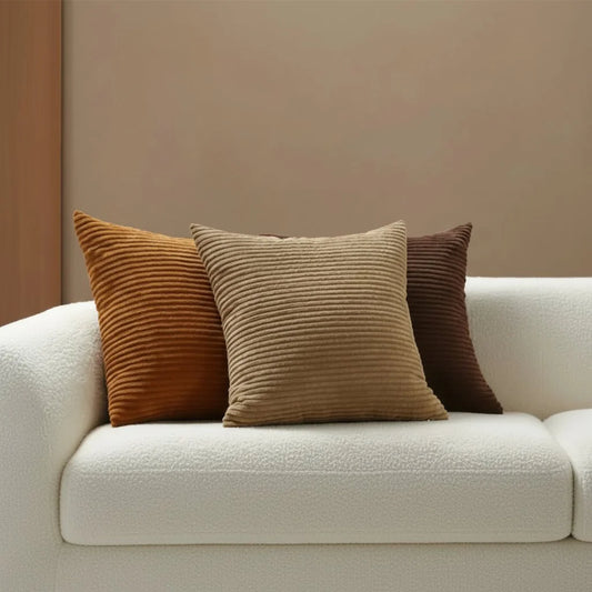 PLUSHCORD Soft Corduroy Cushion Cover