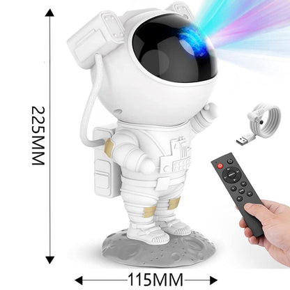 Astronaut Galaxy Projector Lamp LED Sterrenhemel Nachtlamp Kinderkamer Sfeerverlichting Starry Sky Projector