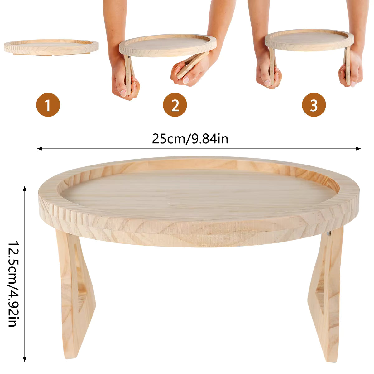 CLIPTABLE Wooden Bench Table